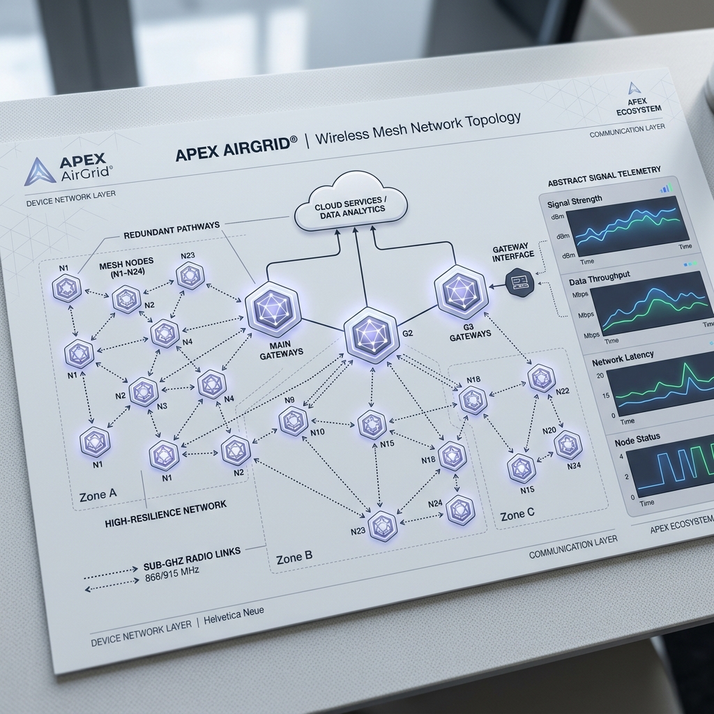 Apex AirGrid Mesh Diagram